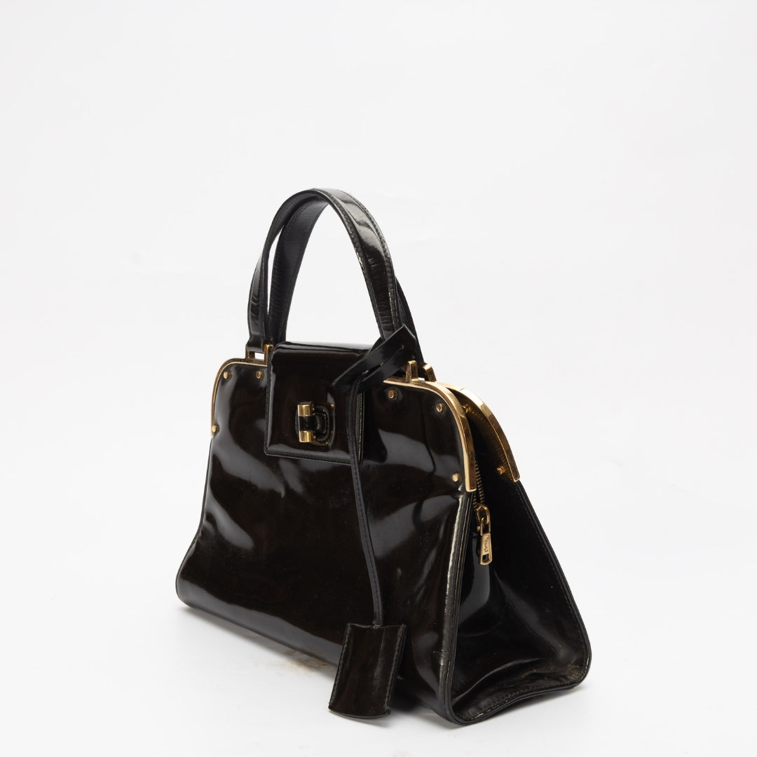 YSL Saint Laurent Uptown Clutch Bag Leather