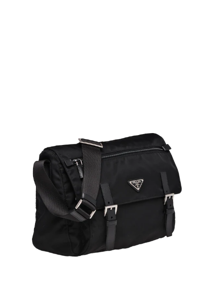 Prada Fabric Bag Black Travel Bag
