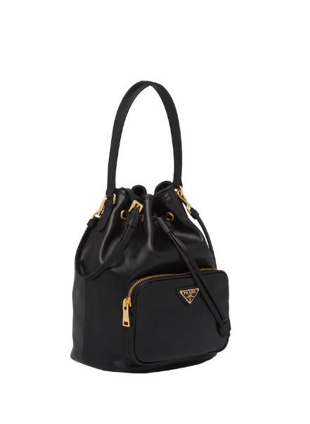 Prada Duet Shoulder Bag Leather
