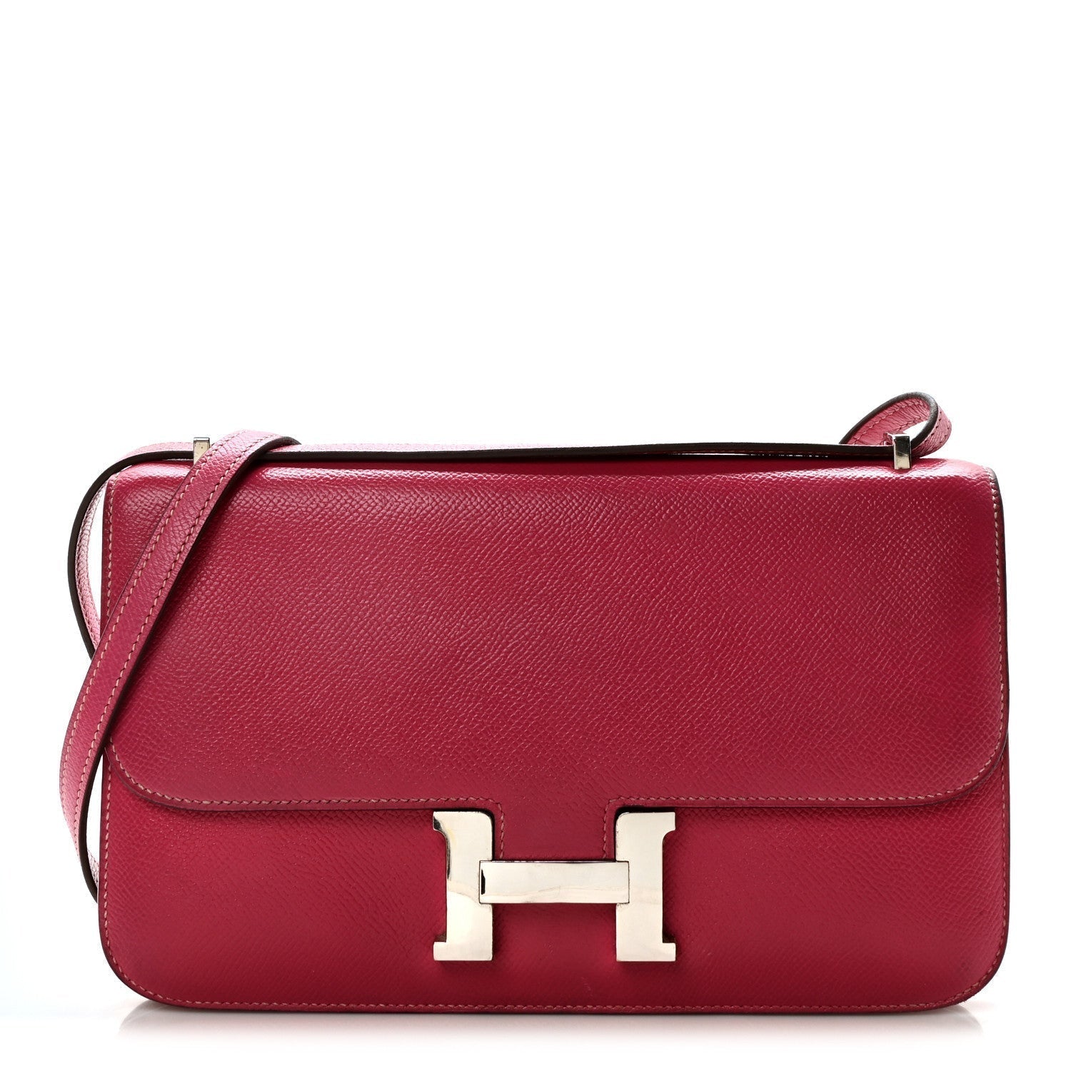 Hermes Epsom Constance Elan Rose Tyrien Handbag Travel Bag