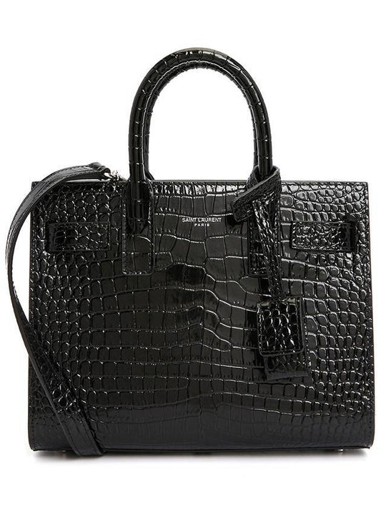 YSL Saint Laurent Saint Laurent Trending Sac De Jour Nano Leather Black Tote Bag