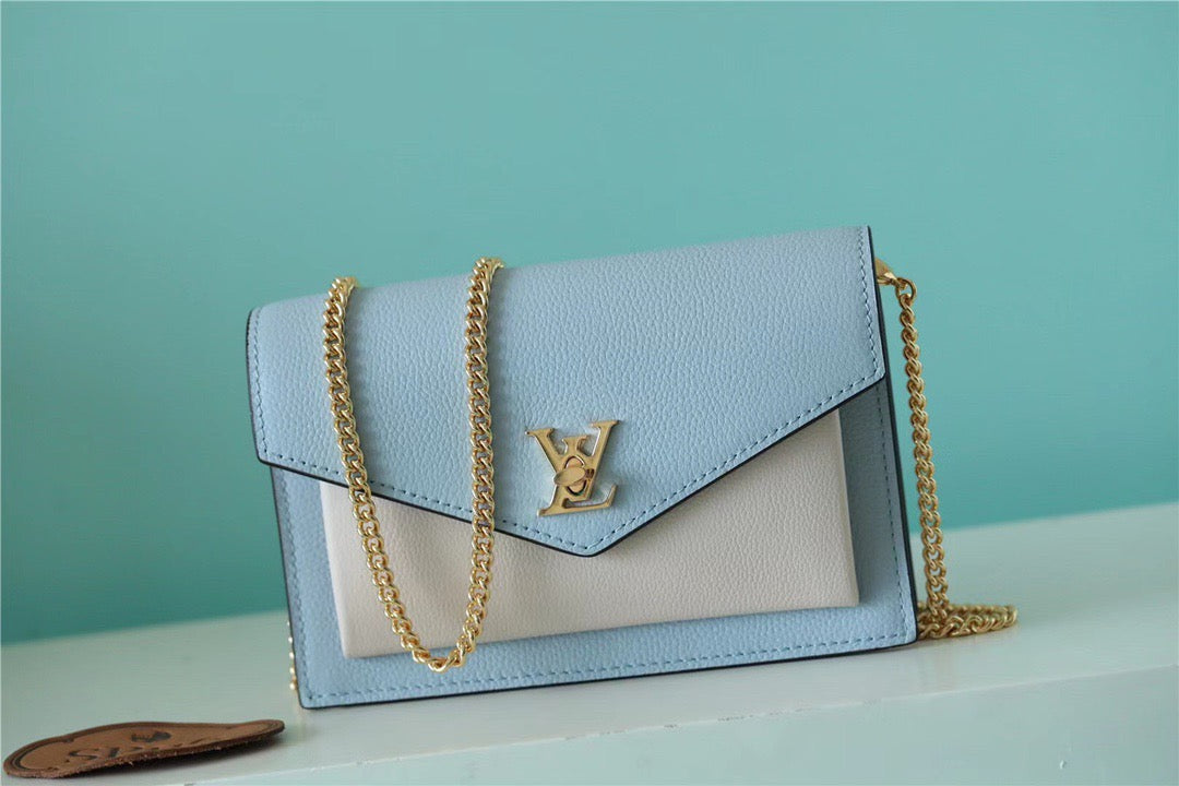 Top Quality Mylockme Pochette Bleu Nuage For Blue Chain Crossbody Bag