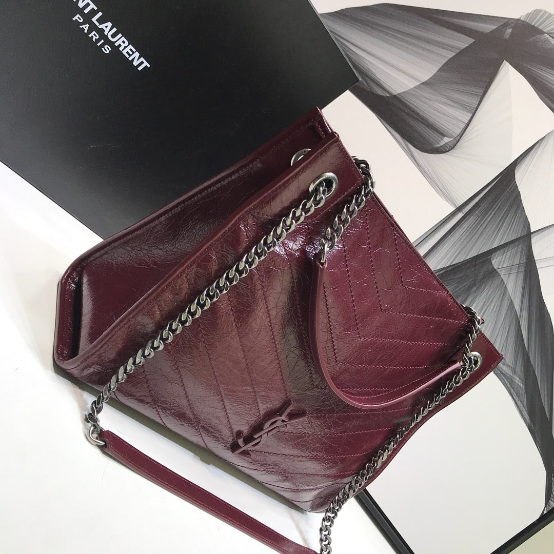 YSL Saint Laurent Niki Shoulder Bag Chain 126In32Cm Ysl 8177