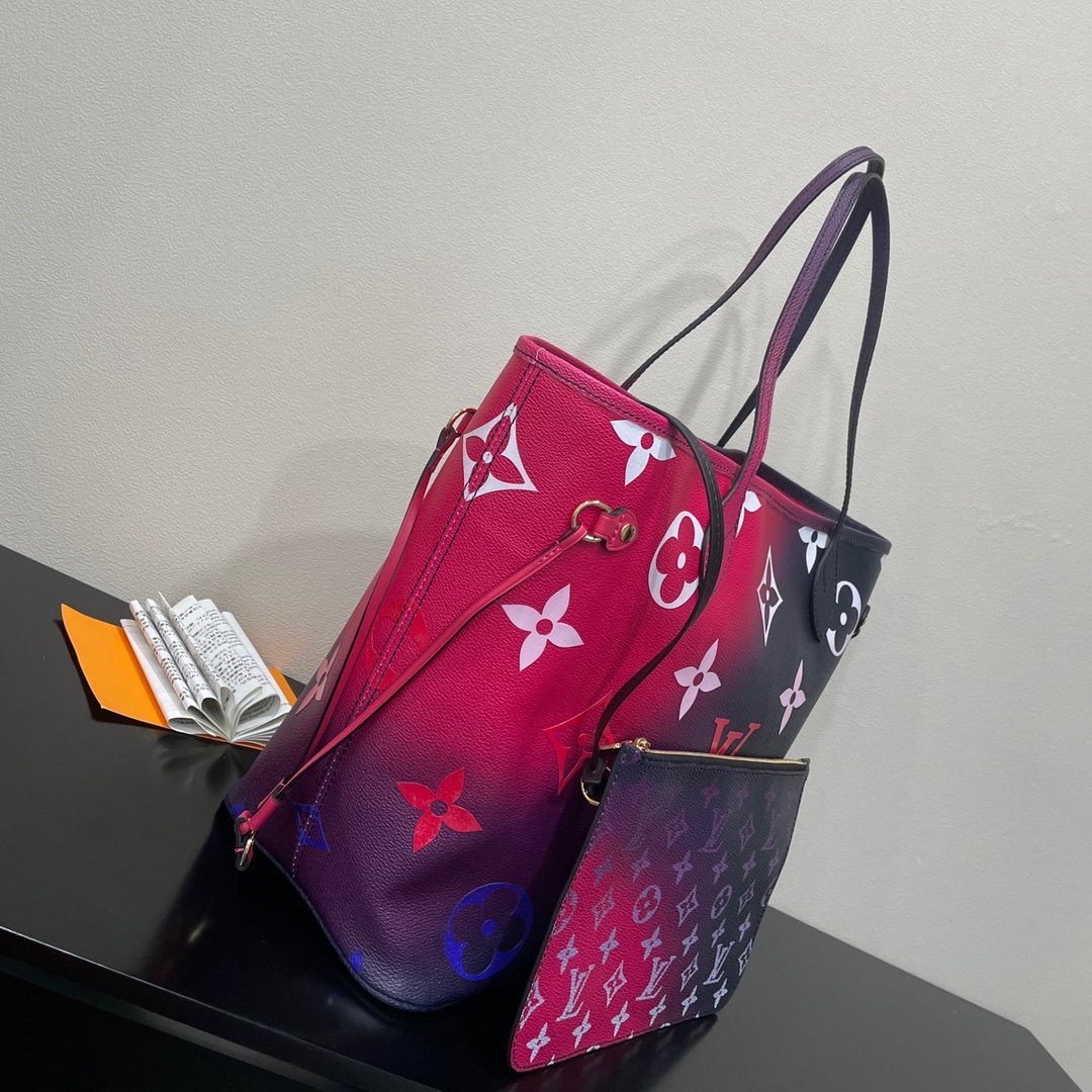 Top Quality Neverfull Mm Tote Bag Midnight Canvas Monogram Shoulder Bag