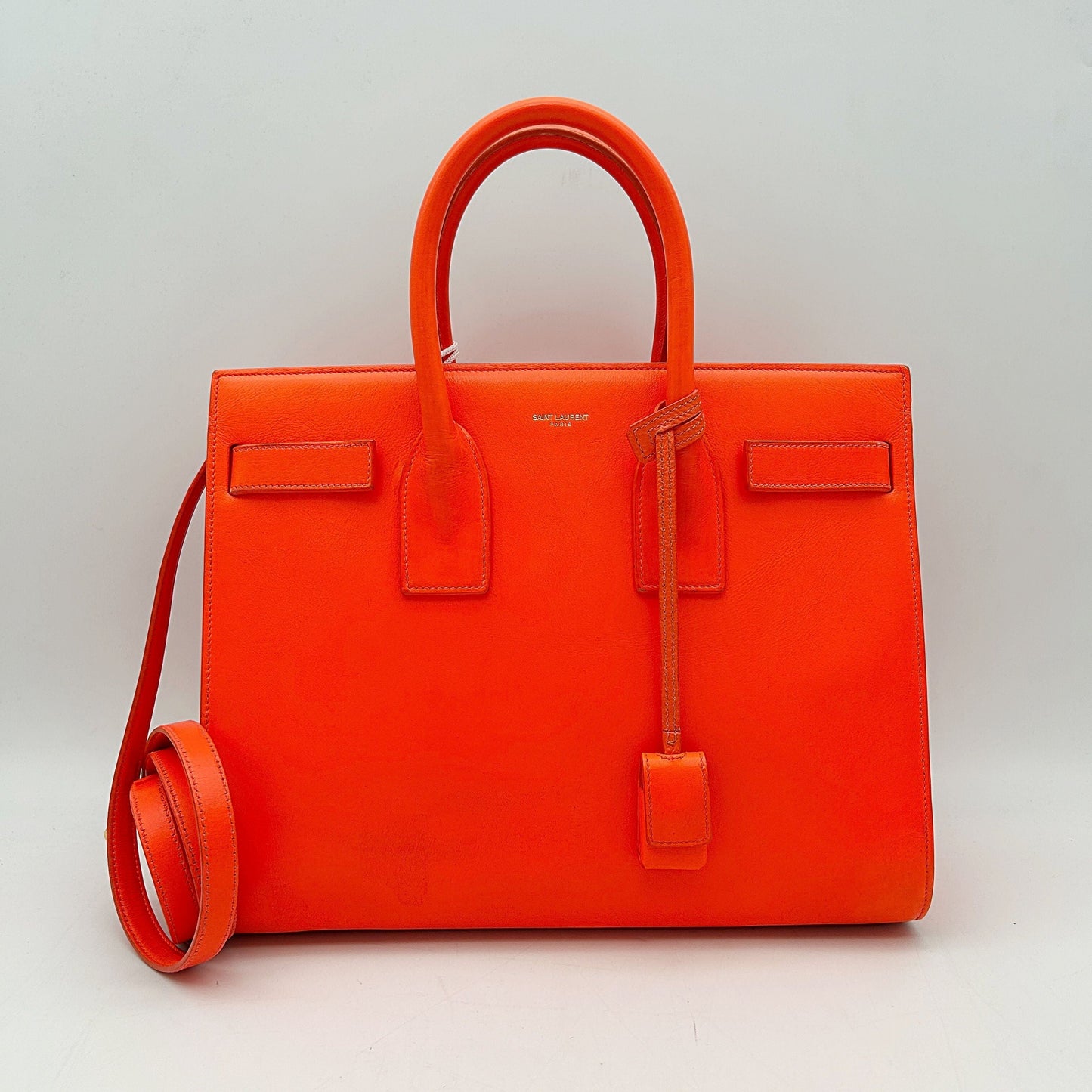 YSL Saint Laurent Nano Sac de Jour - Totes, s Orange Tote Bag