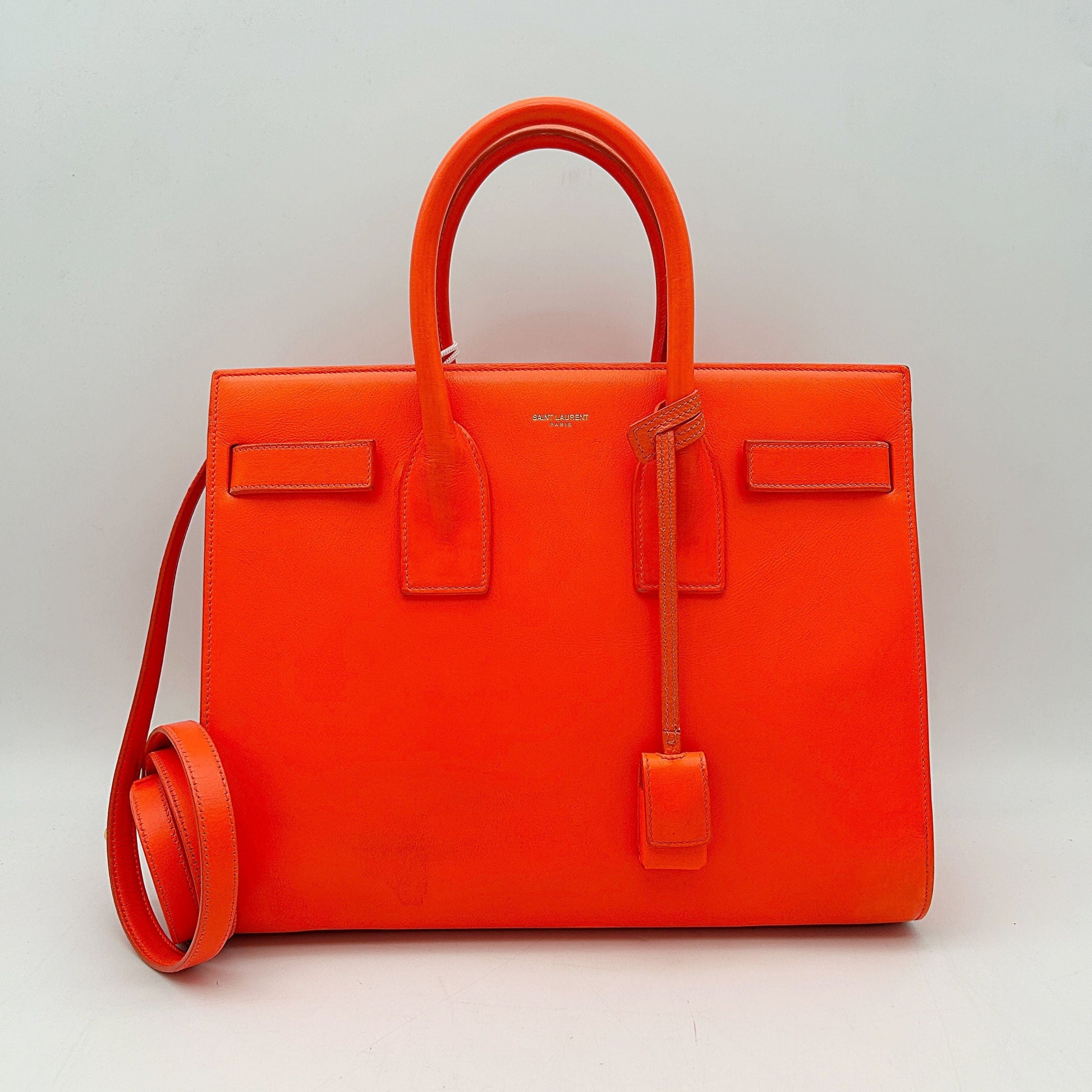 YSL Saint Laurent Nano Sac de Jour - Totes, s Orange Tote Bag