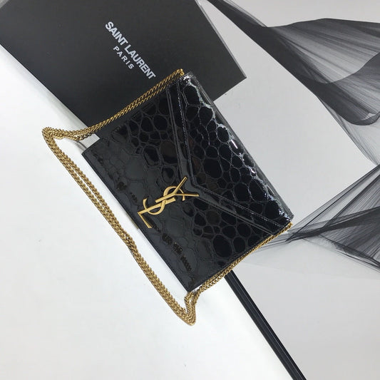 YSL Saint Laurent YSL Top Quality Cassandra Crossbody Bag With Black Small
