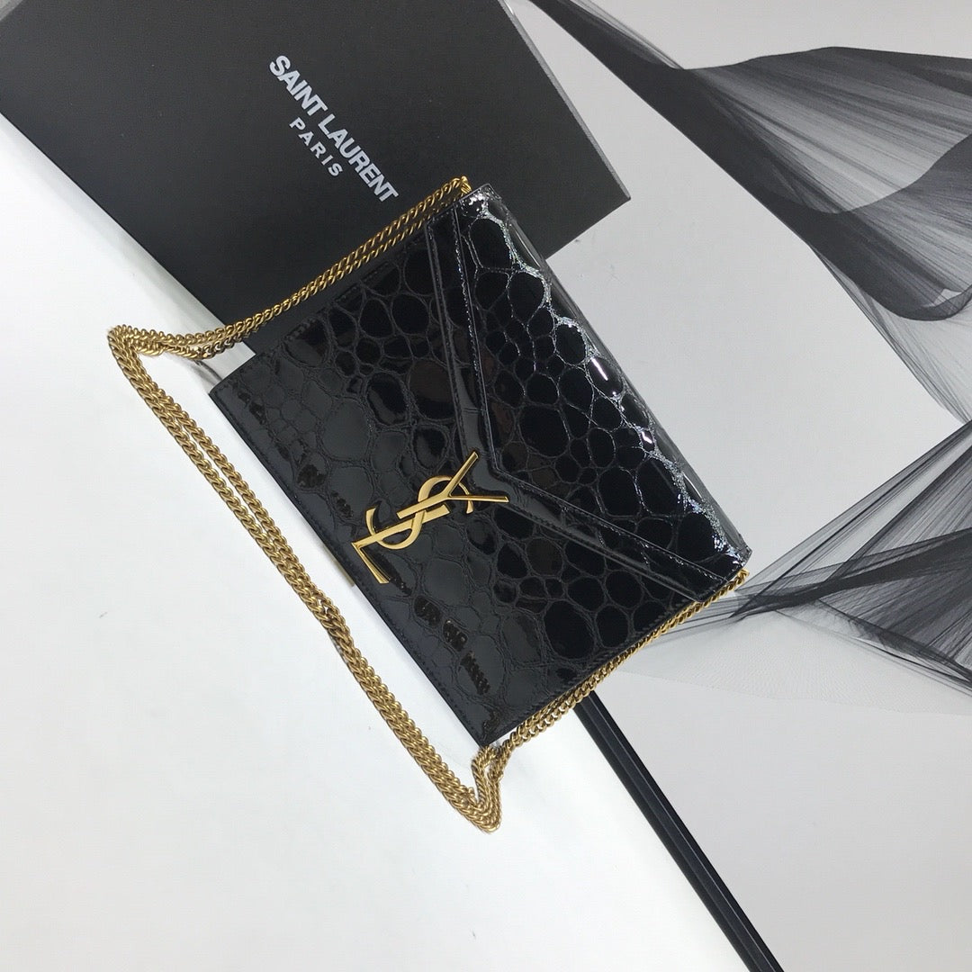 YSL Saint Laurent Cassandra Crossbody Bag Monogram Chain 74In19Cm Ysl 3825