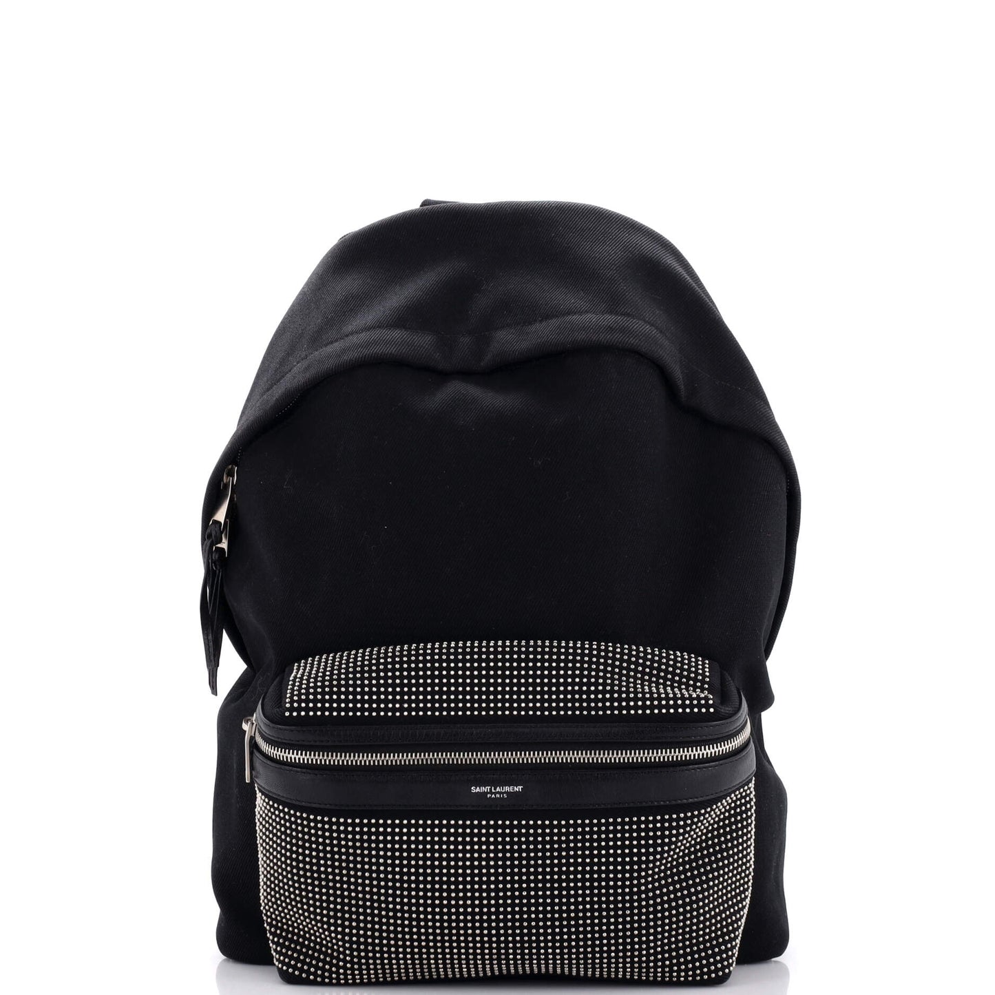 YSL Saint Laurent Saint Laurent Trending City Backpack Studded Canvas Medium