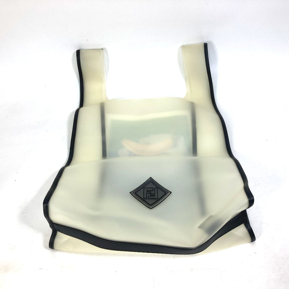 Fendi Handbag 7Va442 Plastics Clear Banana Fruit Freedom Logo Travel Bag