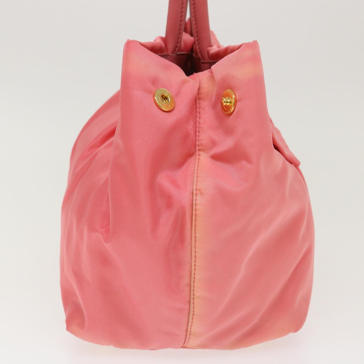 Prada Hand Bag Nylon Pink Travel Bag