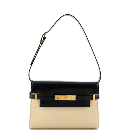 YSL Saint Laurent Saint Laurent Trending Manhattan Shoulder Bag Leather Leather Small