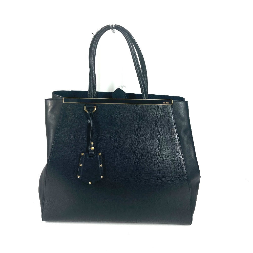 Fendi Tote Bag 8Bh251 To Joule Leather Black