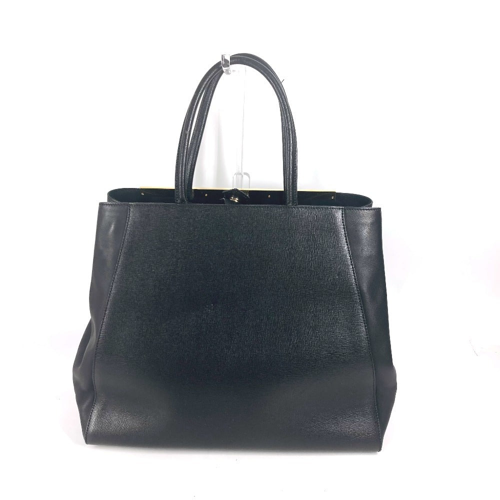 Fendi Tote Bag 8Bh251 To Joule Leather Black