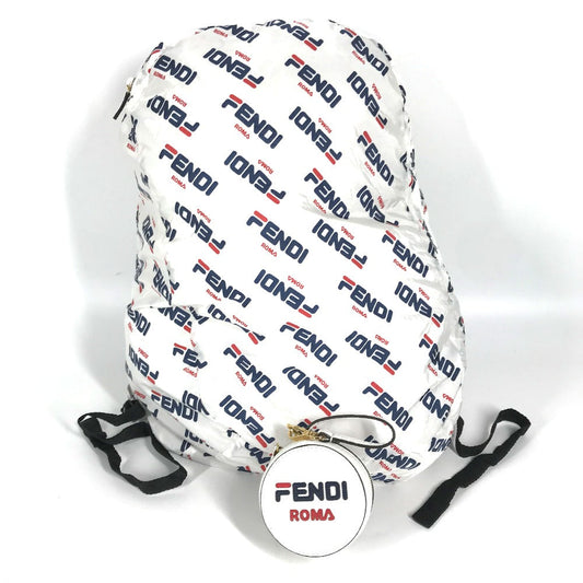 Fendi Backpack Backpack Bag Fila Collaboration Nylon White
