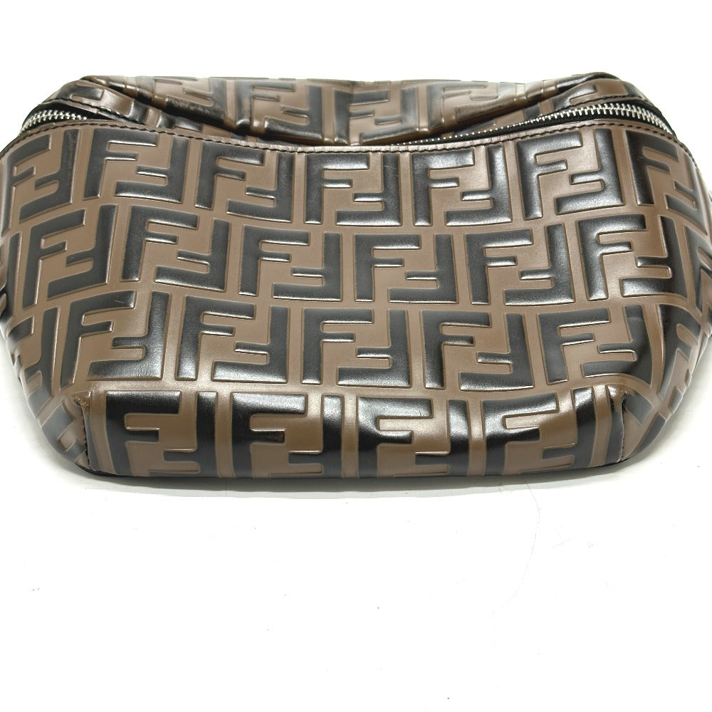 Fendi Sling Bag 7Va434 Bag Cross Sling Bag Shoulder Leather Brown Shoulder Bag