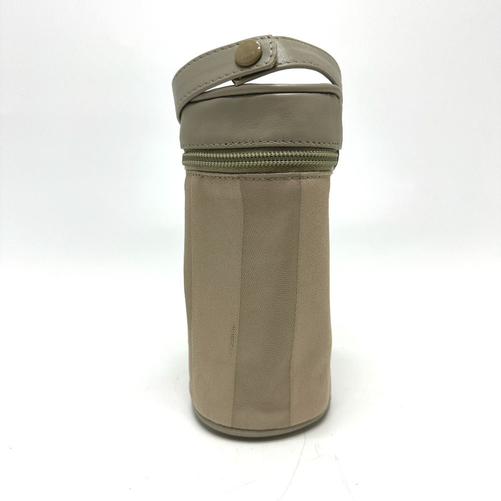 Fendi Bottle Holder Cotton Bottle Holder Striped Pecan Kids Beige Baby Travel Bag