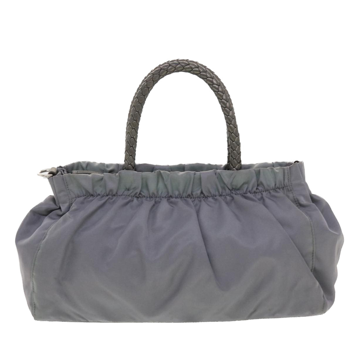 Prada Hand Bag Nylon Gray Travel Bag Nylon Gray 40329