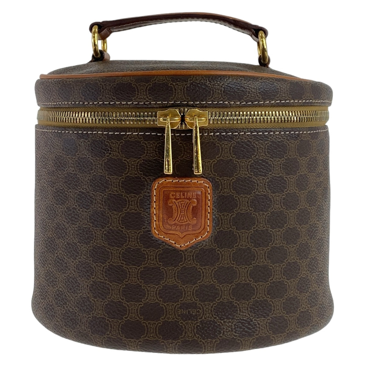 Pvc, Metal Handbag Vanity Bag Macadam Women Leather Brown Travel Bag