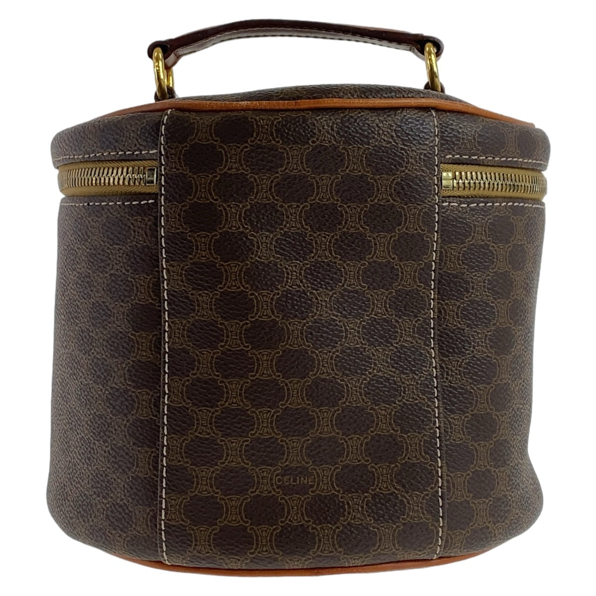 Pvc, Metal Handbag Vanity Bag Macadam Women Leather Brown Travel Bag