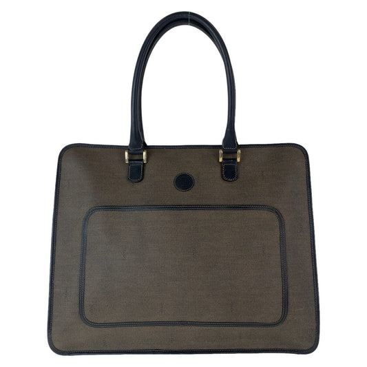 Fendi Pvc Business Tote Bag Leather