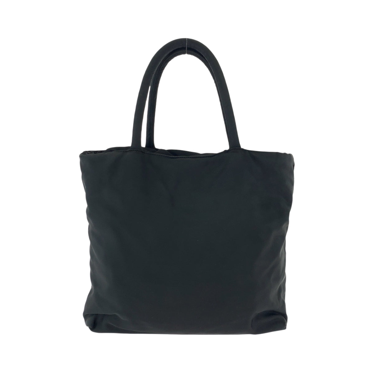 Silvermetal Handbag Tote Bag Test Triangle With Nylon Black