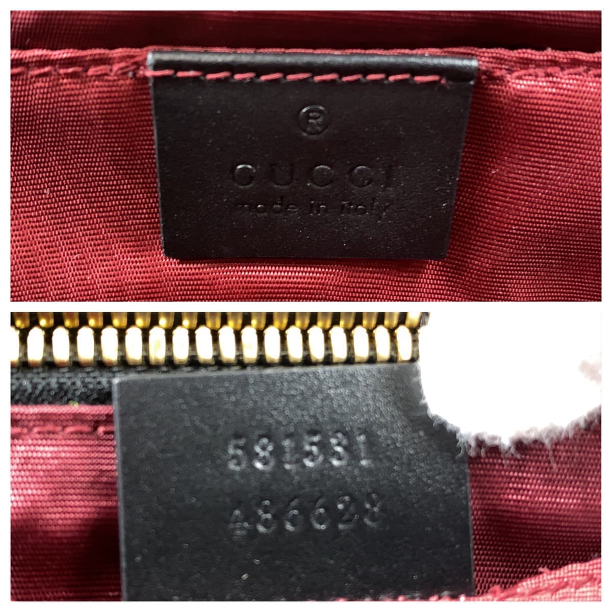 Gucci Zumi Calf Briefcase Handbag Travel Bag