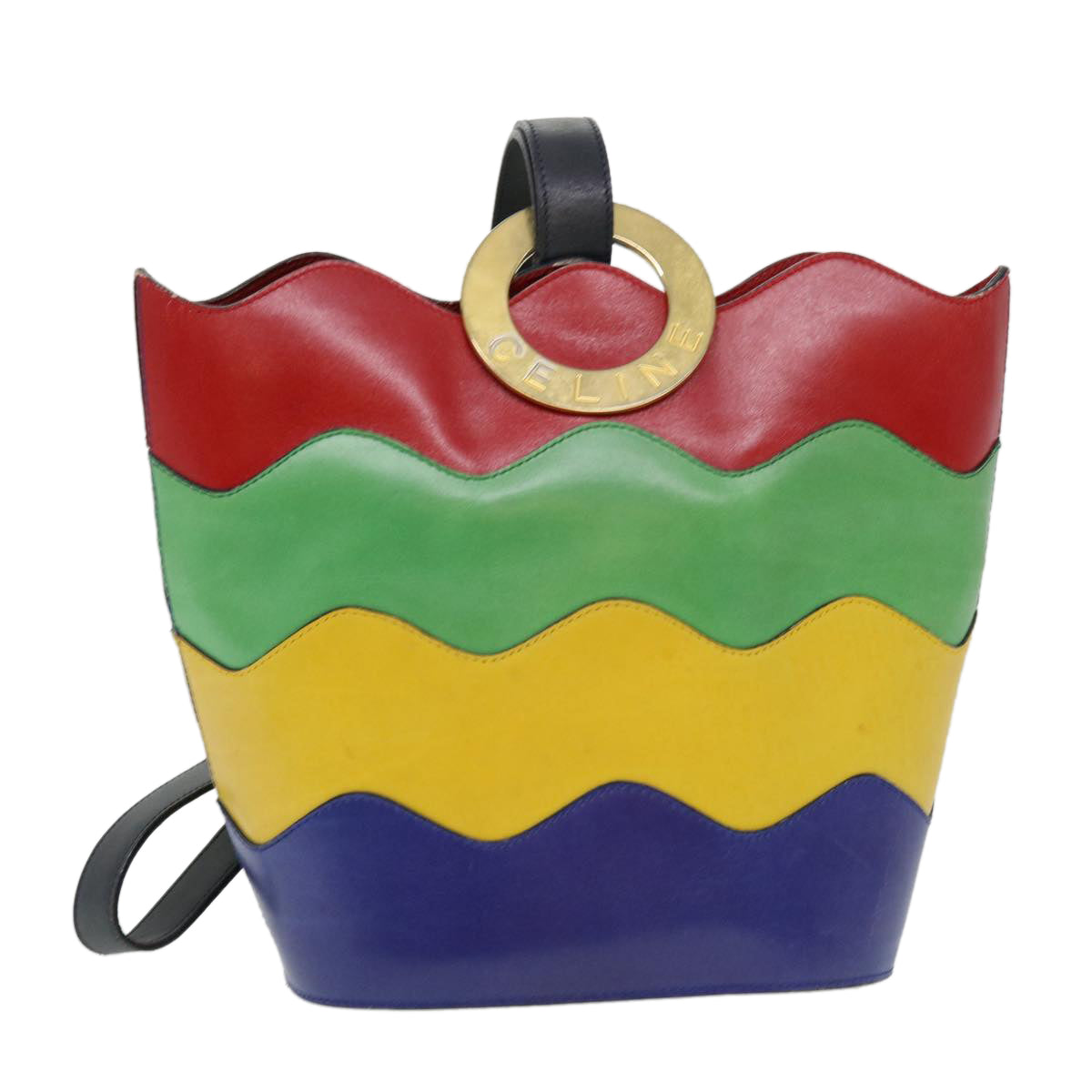Luxury Shoulder Bag Multicolor Leather