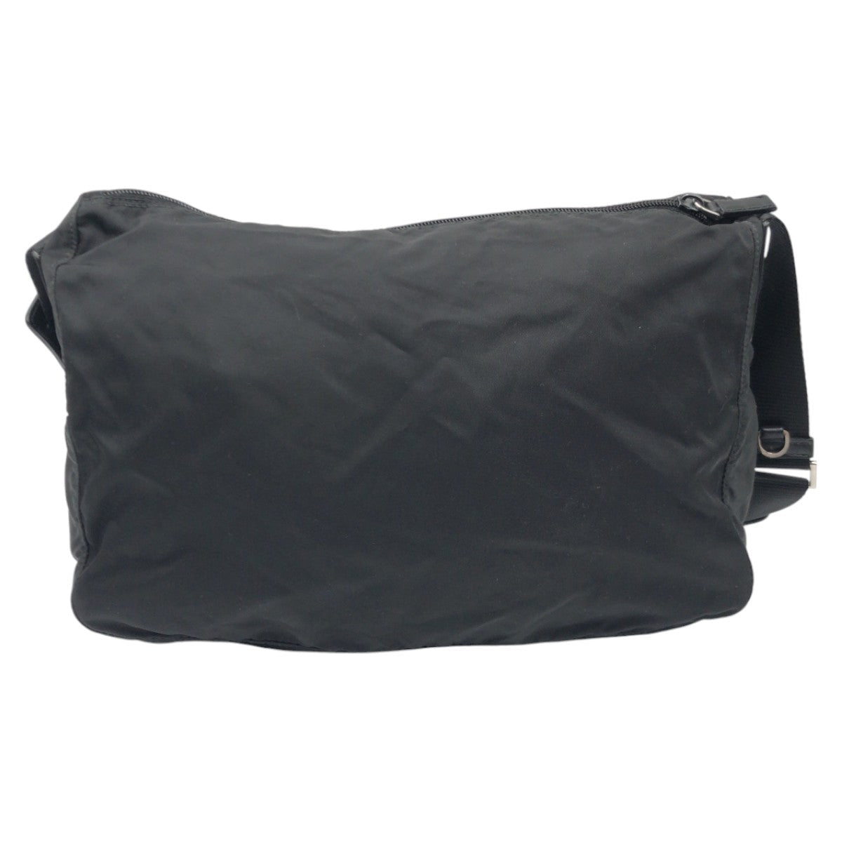 Shoulder Bag Test Triangular Nylon Black Triangular Logo