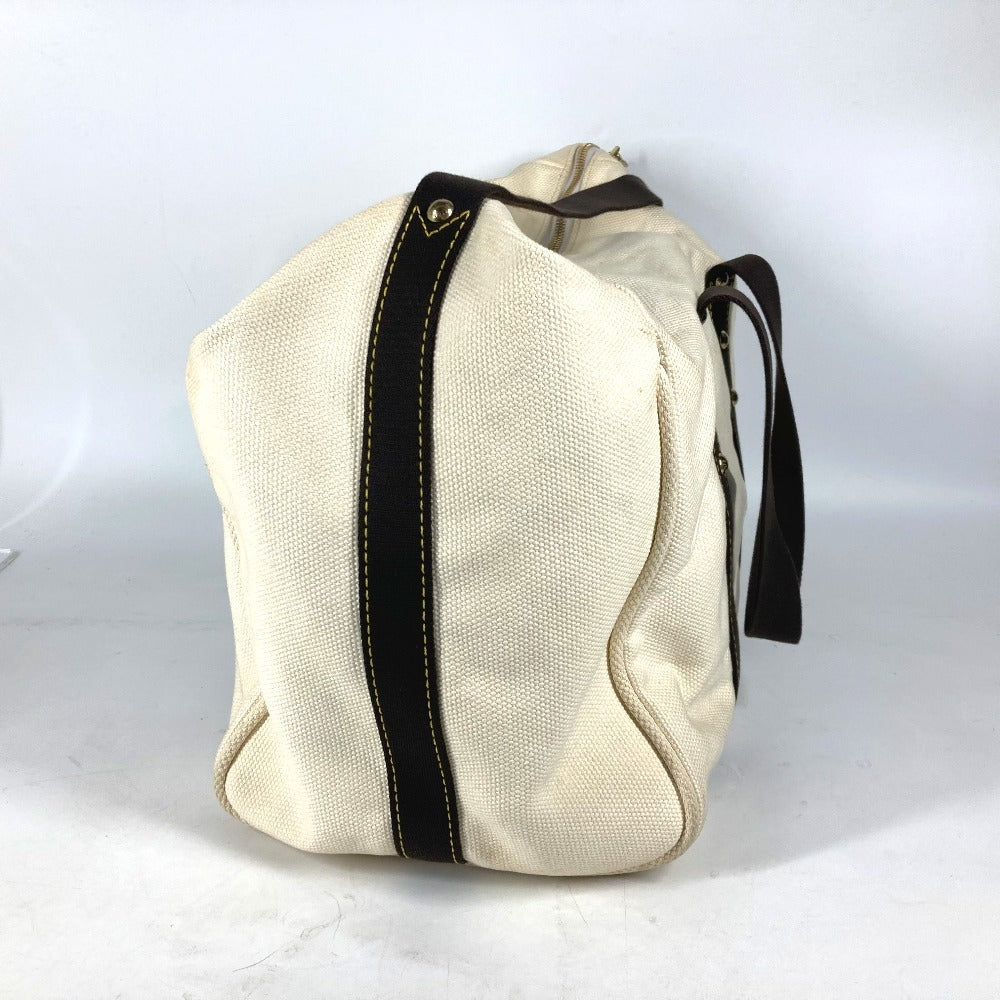Louis Vuitton Boston Duffel M40030 Antigua suck Canvas White Travel Bag