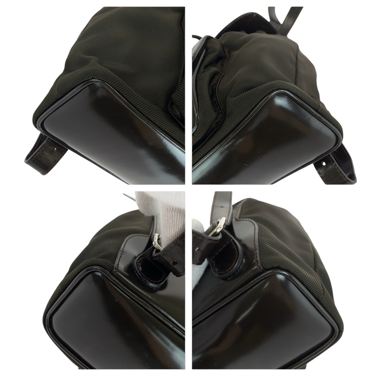 Gucci Backpack 003 Bamboo Canvas Brown