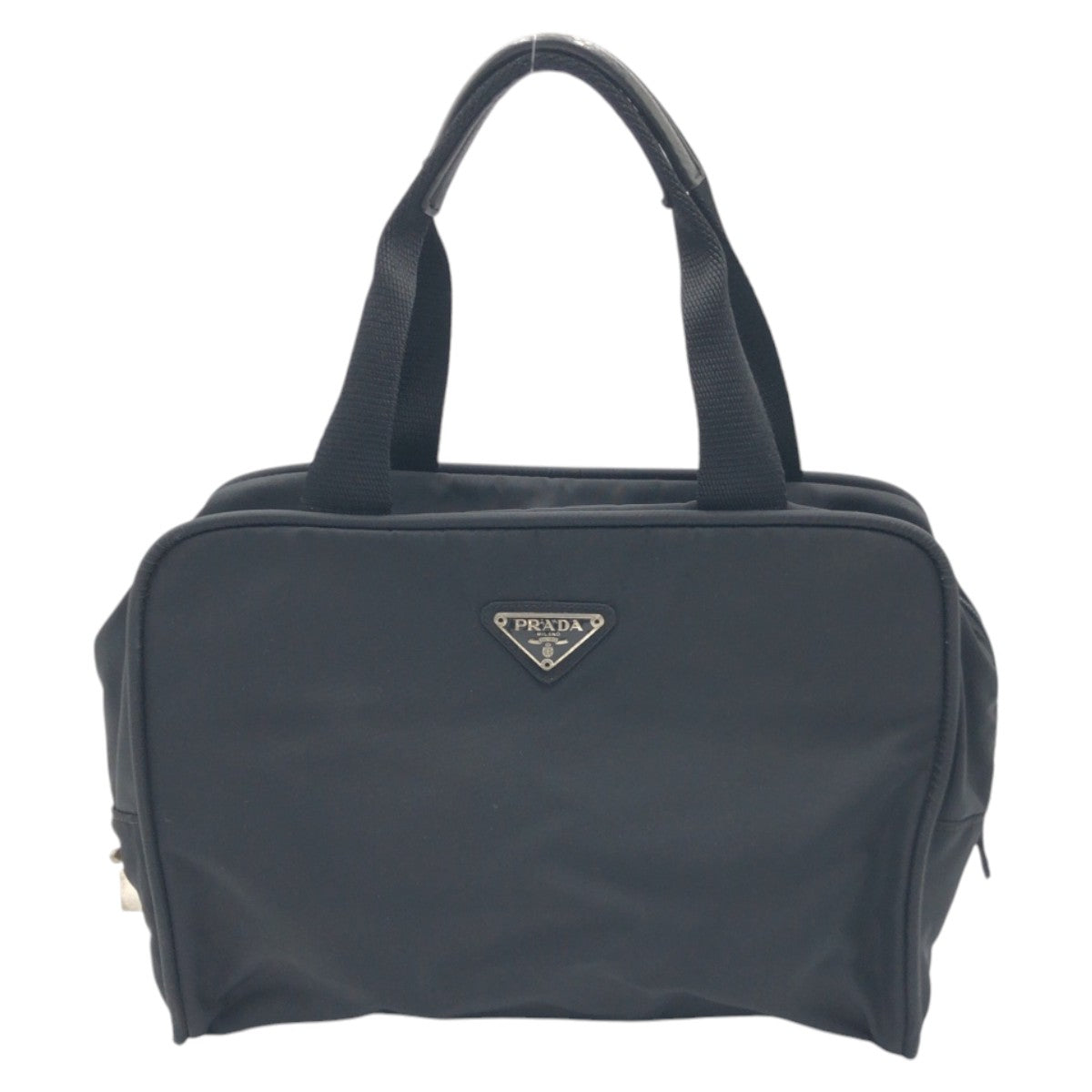 Test Triangular Women Nylon Black Travel Bag
