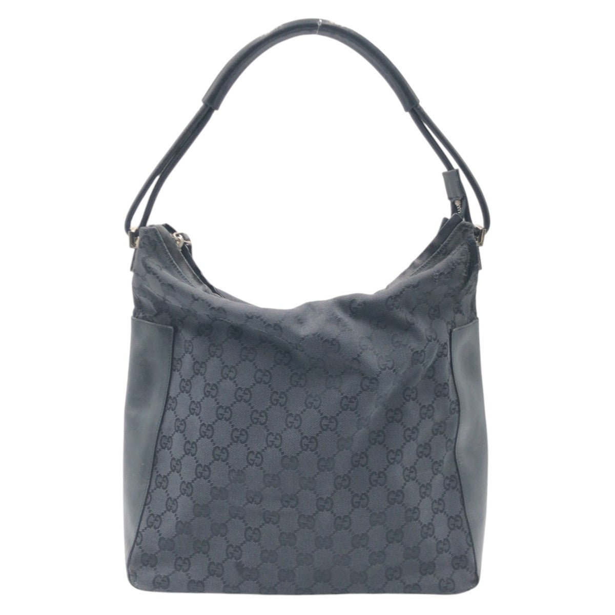Gucci 001 GG pattern Canvas Black Shoulder Bag