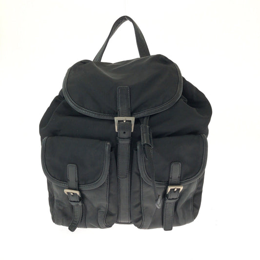 Backpack Test Handbag Nylon Black