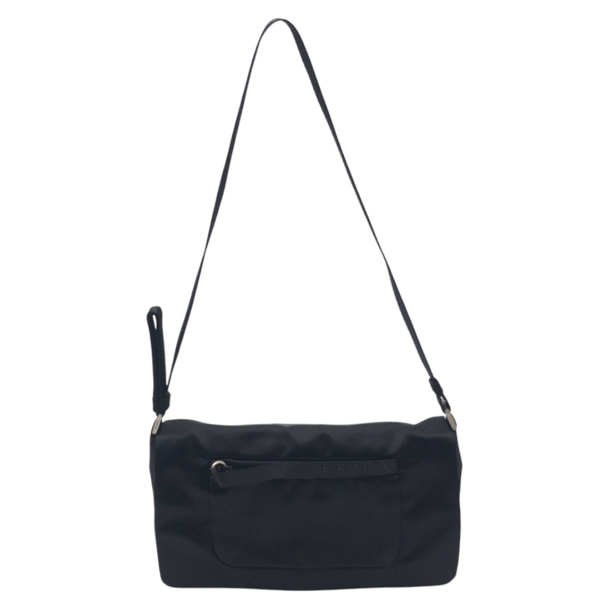 Shoulder Bag Satin Black