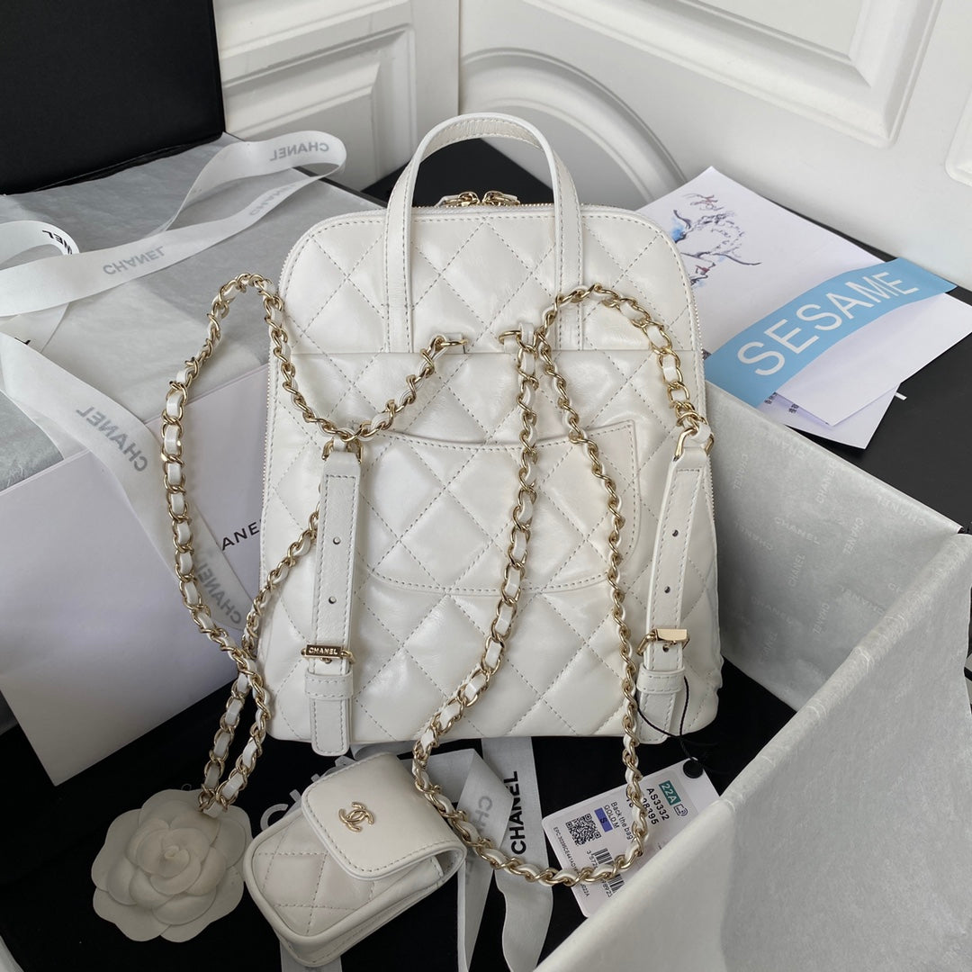 CHLRucksack Backpack 21cm 8in White