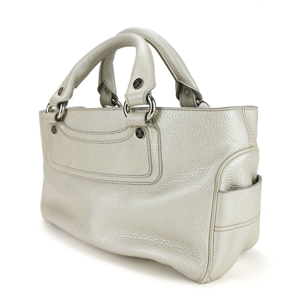 Women Leather Gold Travel Bag