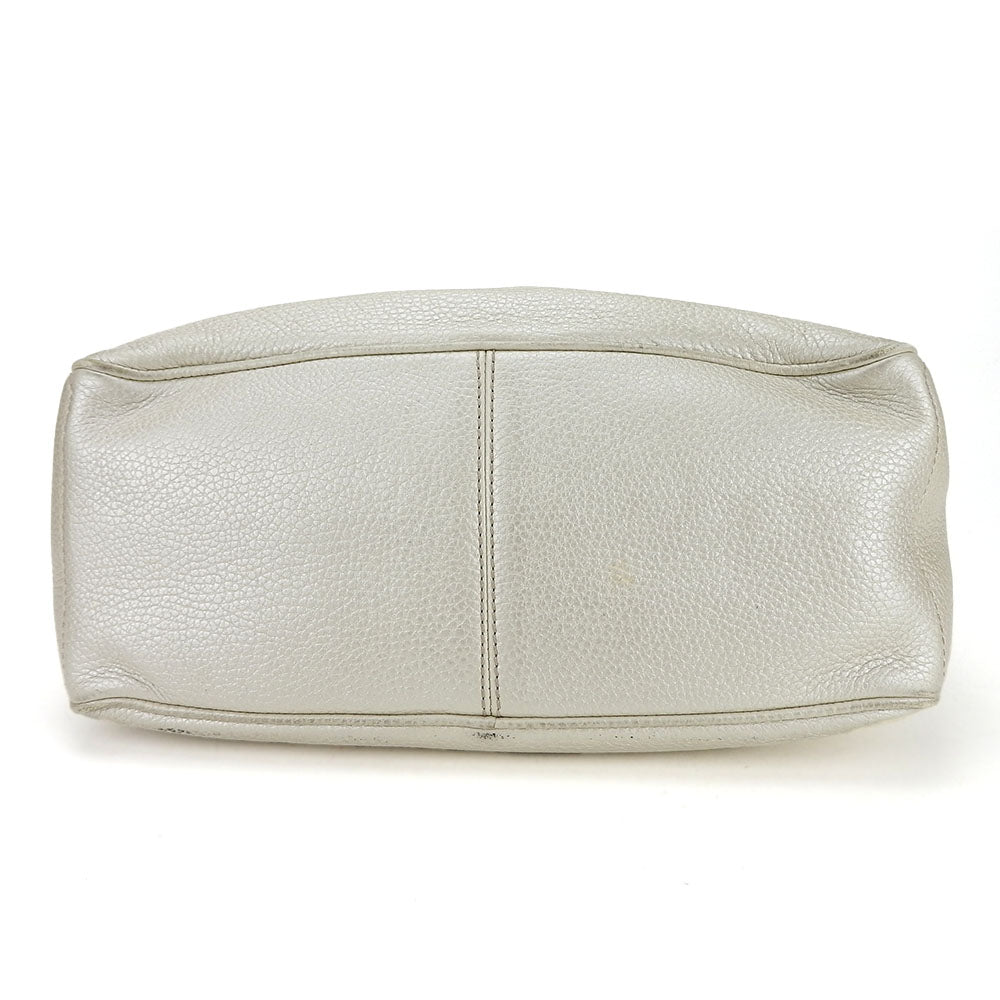 Women Leather Gold Travel Bag