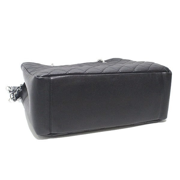 Chanel Caviar Skin Shoulder Bag Matelasse Black