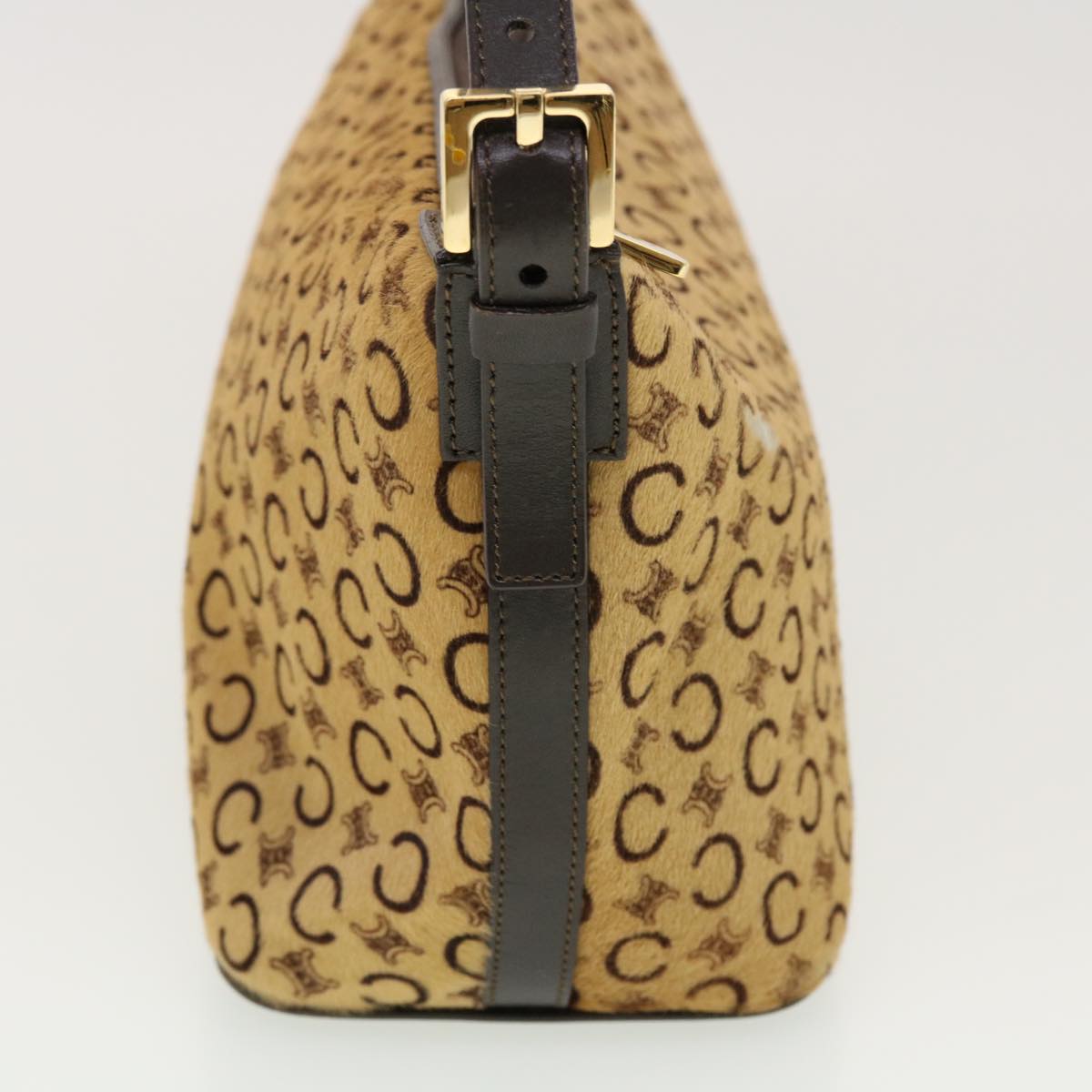 Luxury C Macadam Pouch Ce Handbag Canvas Beige Travel Bag
