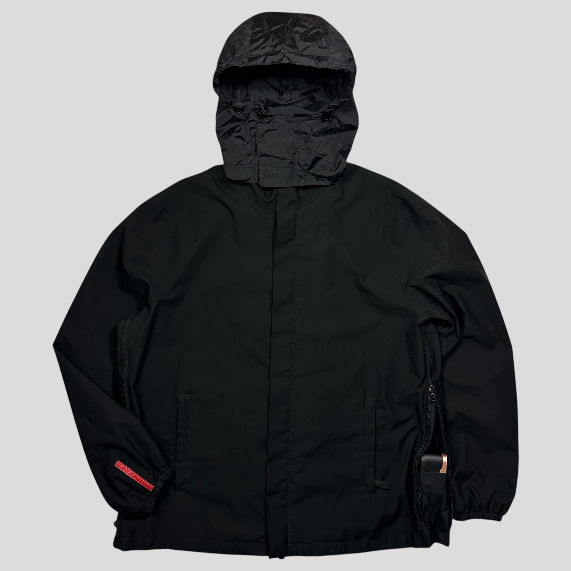 Prada Handbag Sport 00’s Goretex Stash Pocket Hood Jacket Nylon
