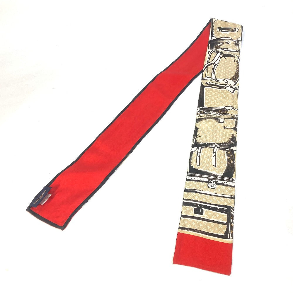 Louis Vuitton scarf M73964 silk Bando trunk Monogram Beige