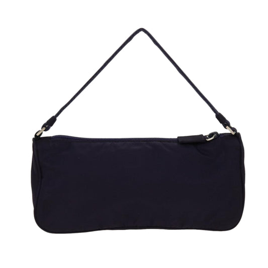 Prada Accessory Pouch Luxury Handbag Nylon Purple Clutch Bag