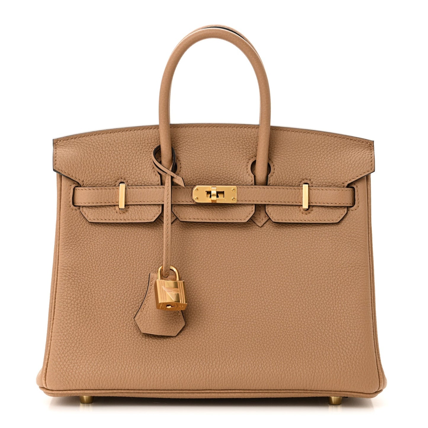 Hermes Togo Birkin Chai Handbag Travel Bag 25 Chai 1757656