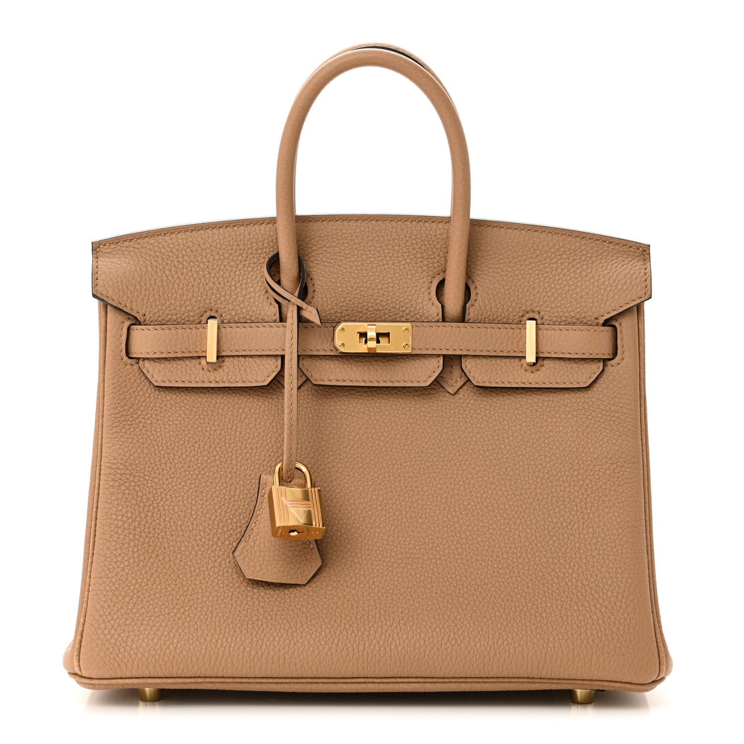 Hermes Togo Birkin Chai Handbag Travel Bag 25 Chai 1757656