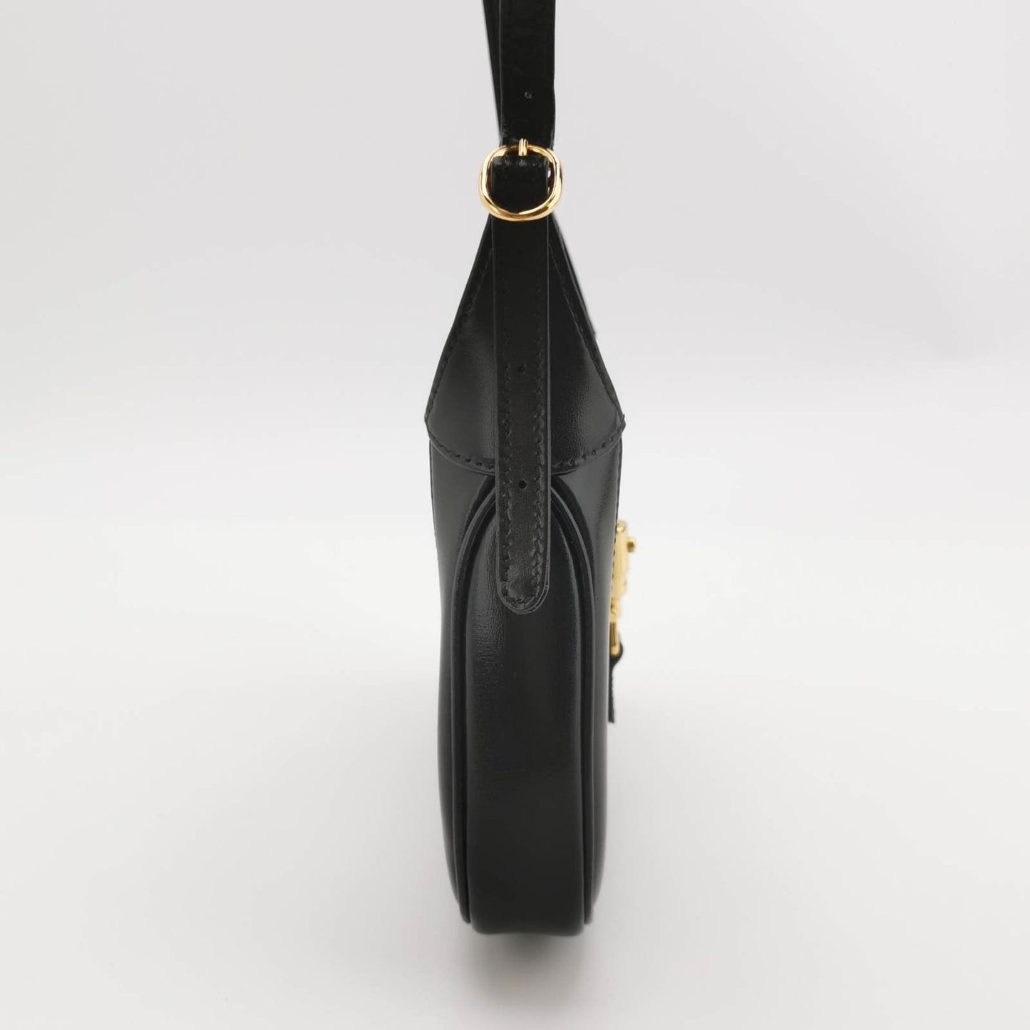 Gucci Jackie Adjustable Strap Leather Black Mini Travel Bag