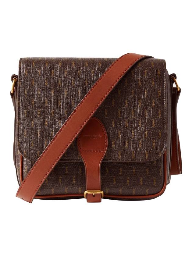 YSL Saint Laurent Saint Laurent Trending Buckle Satchel Cross Bag Monogram Brown Travel Bag