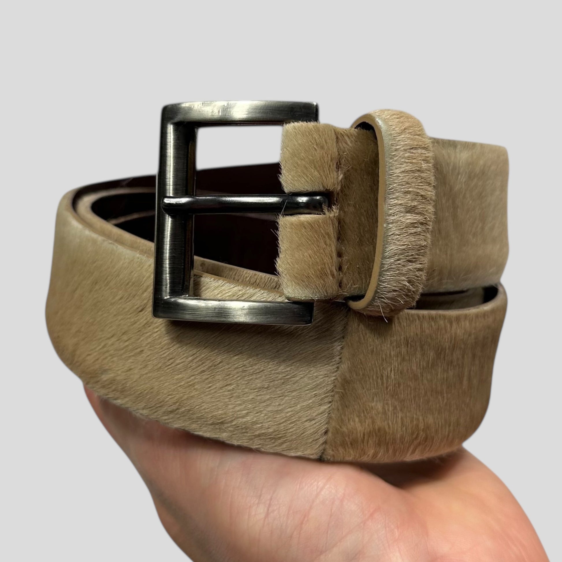 Prada Handbag ’s Ponyhair Fur Belt Leather