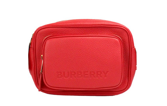 Burberry Branded Bright Grainy Camera Crossbody Women Bag Leather Red Small Crossbody Bag