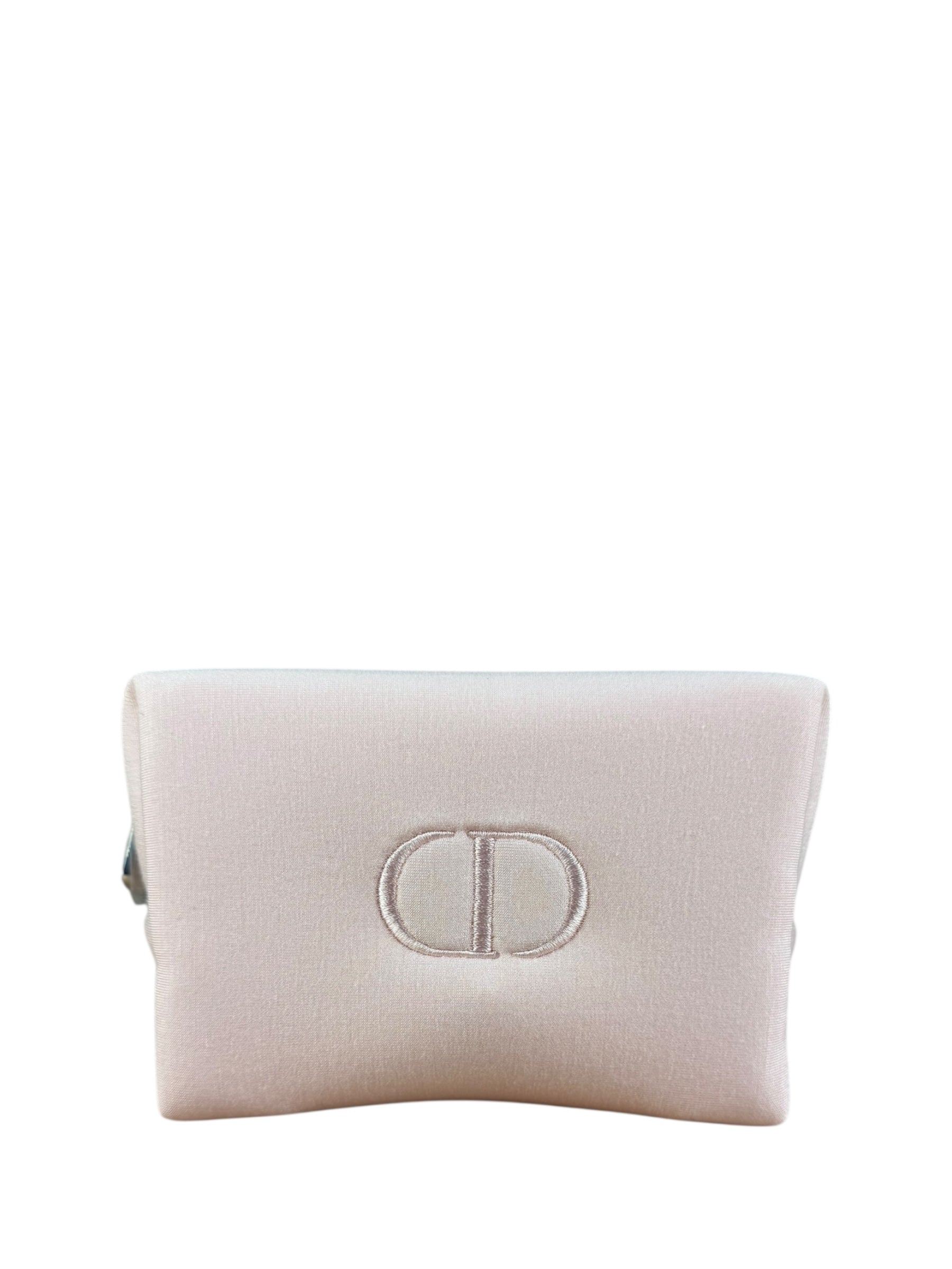 Dior Handbag Christian CD Beauty Soft Travel Pouch Pink Travel Bag
